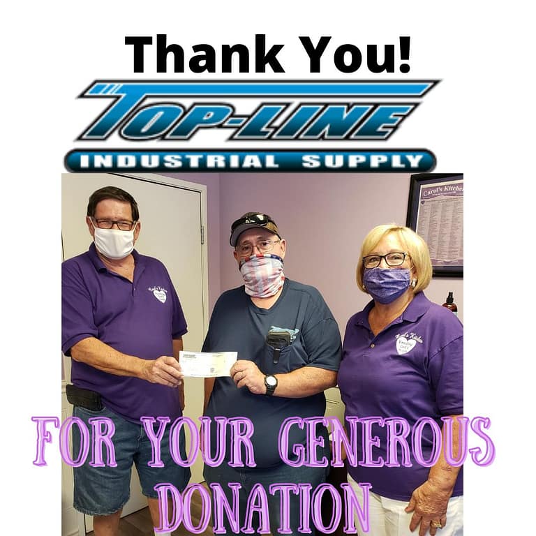 Thank You TopLine for Your Generous Donation!