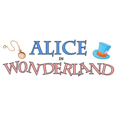 Alice in Wonderland play logo