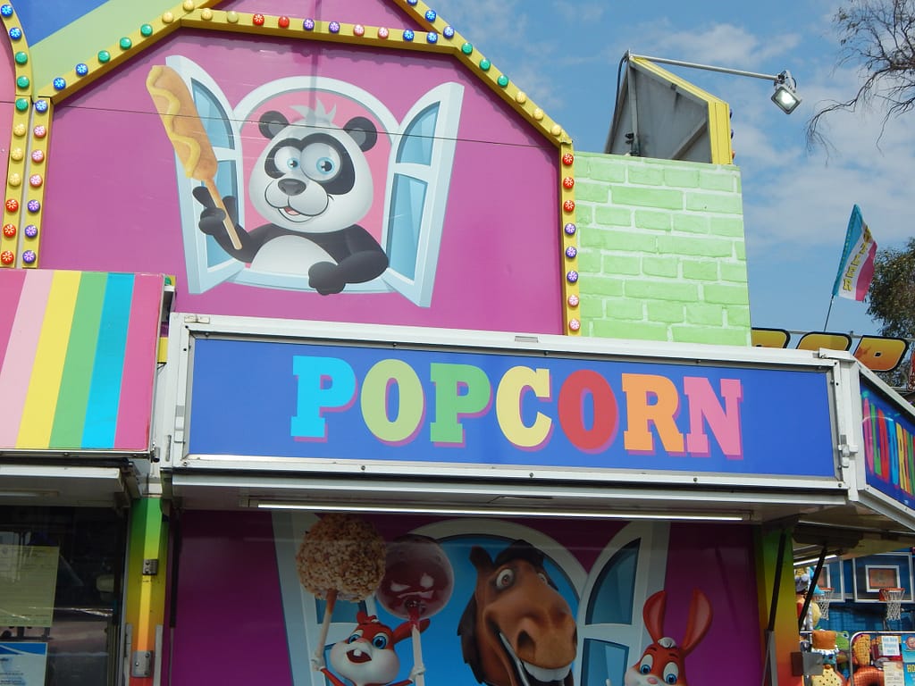 Cherry Festival Popcorn Booth